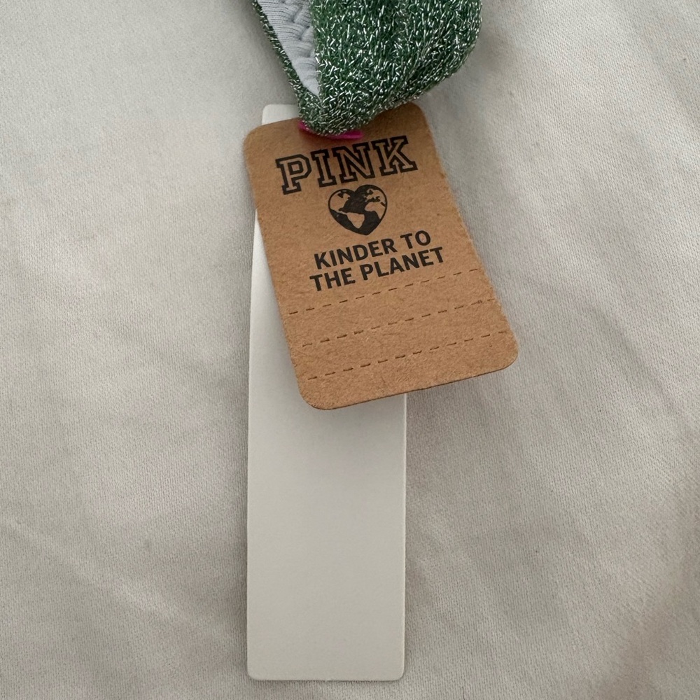 PINK Victoria's Secret Green Shimmer Bikini Bottom - Picture 4 of 6